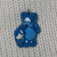 Кулон-Синие медведики. 2,5 см. продано
